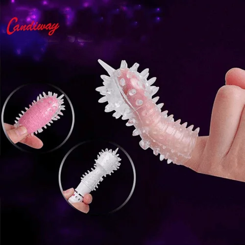 pornhint Pornhint 3pcs/set finger Spiked Condoms Reusable Ring safe anal prostata product jump egg