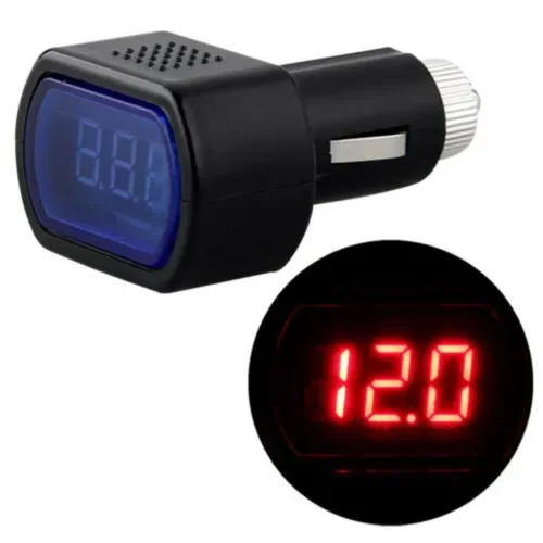 Dronehint Digital LED Car Cigarette Lighter Volt Voltage Gauge Meter Monitor 12V 24V Parts Parts
