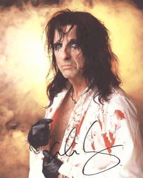 REPRINT - ALICE COOPER Autographed Signed 8 x 10 Glossy Photo Poster painting Poster Man Cave