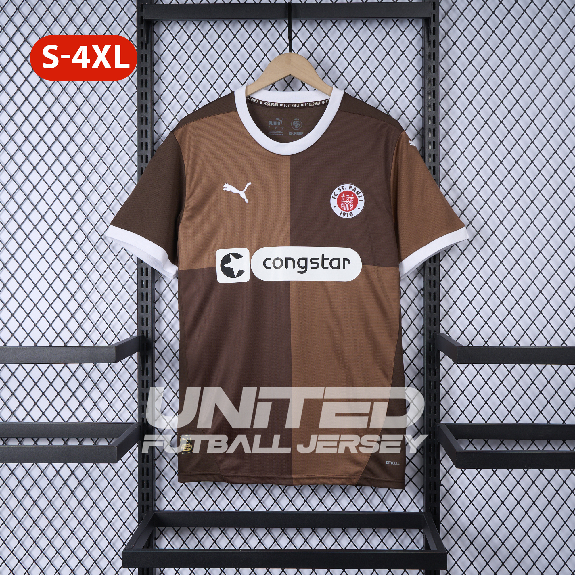St. Pauli 24-25 Home Stadium Jersey - Fans Version