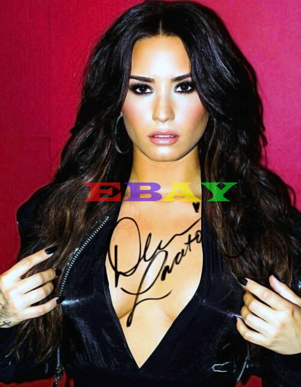 Demi Lovato Autographed Signed 8x10 Photo Poster painting Reprint