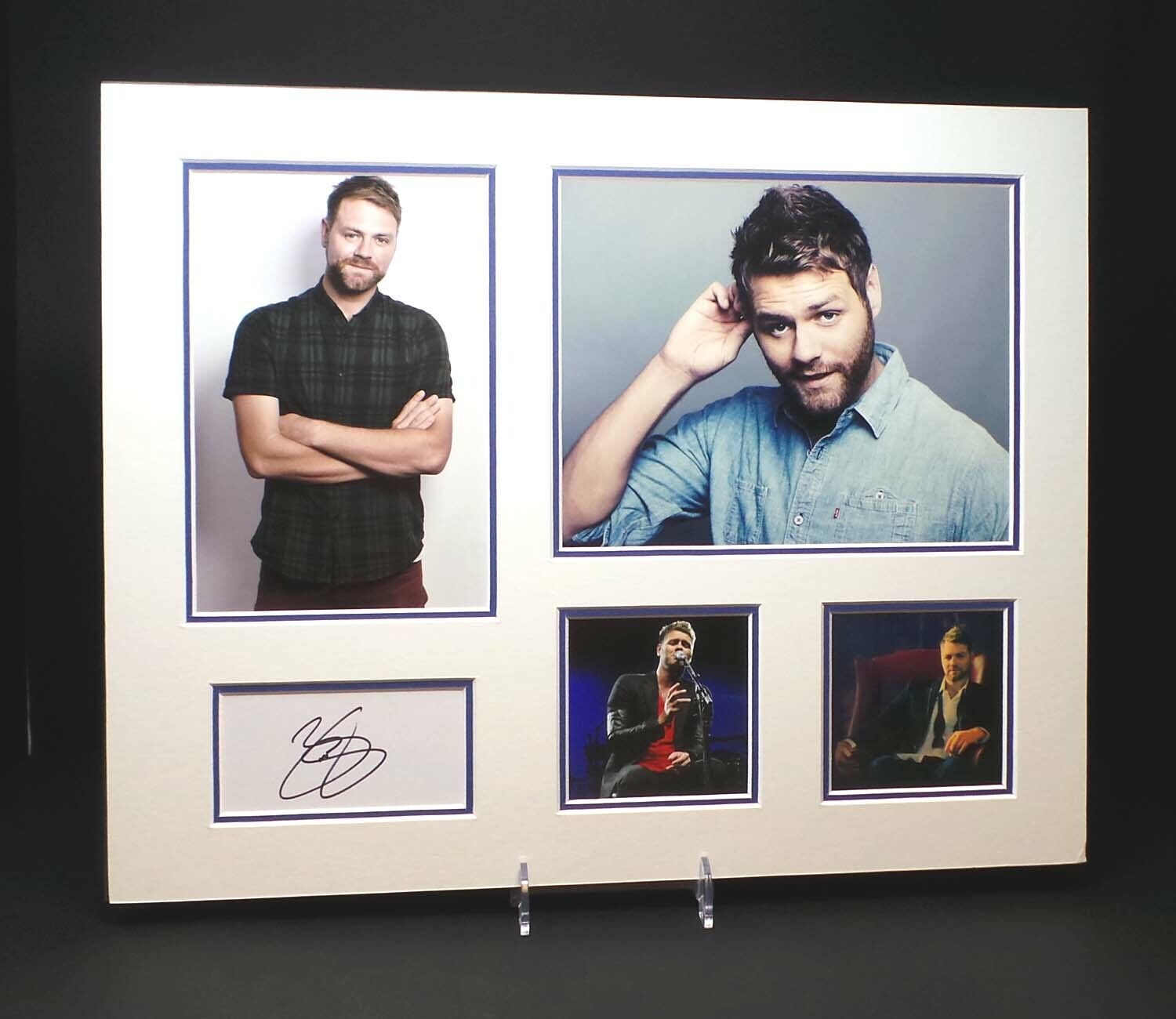 Brian McFADDEN Signed Mounted 20x16 Photo Poster painting Display AFTAL RD COA Westlife Singer