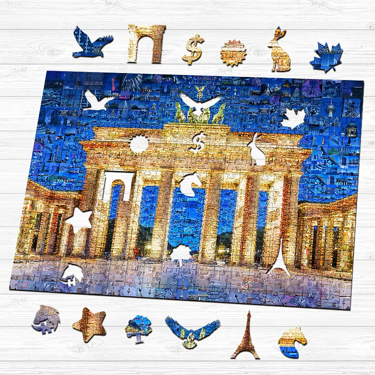 Ericpuzzle™ Ericpuzzle™Bradenburg Gate Wooden Puzzle