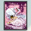 9CT Full Beaded Cross Stitch Kit - Swan Dance(43*54cm)、[Everydayedeals]