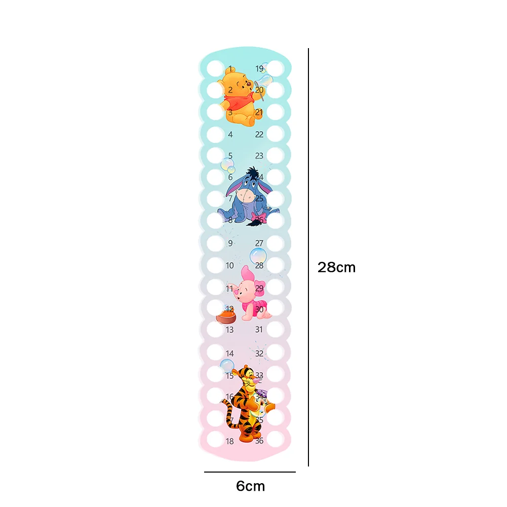 Acrylic Cross Stitch Row Line Board Cartoon Pattern Art Accessory(Winnie the Pooh)