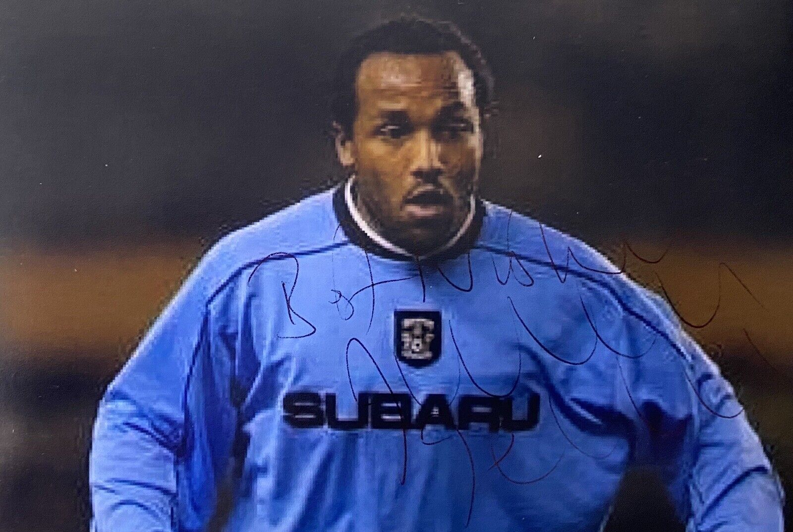 Julian Joachim Genuine Hand Coventry City 6X4 Photo Poster painting