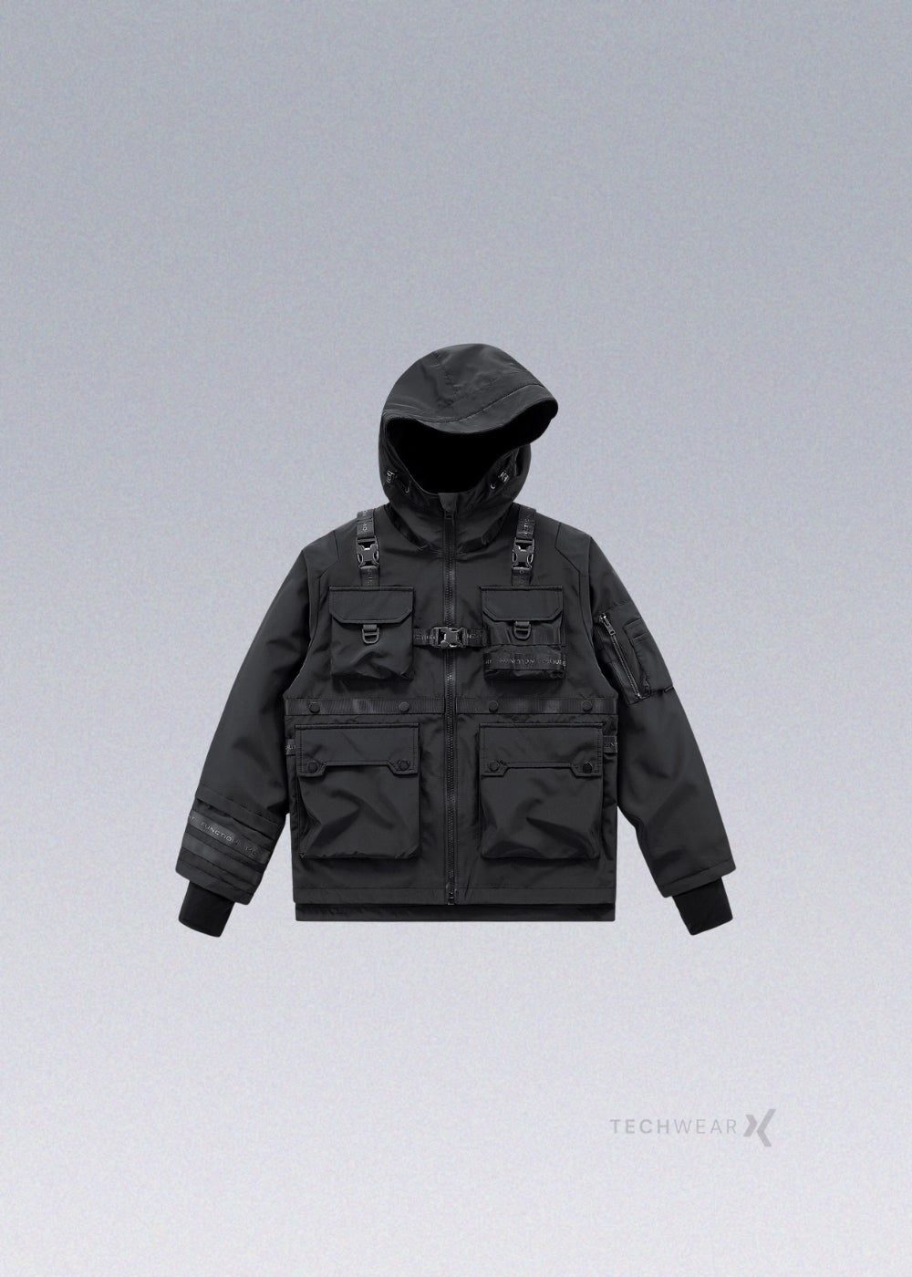 Techwear Hooded Jackets AIR BORNE techwear-x