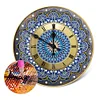 Metal Art Diamond Antique Clock Partial Special Drill Picture of Rhinestone