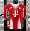 Bayern Munich 2025-2026 Home Long Sleeve  Shirt Player Version 