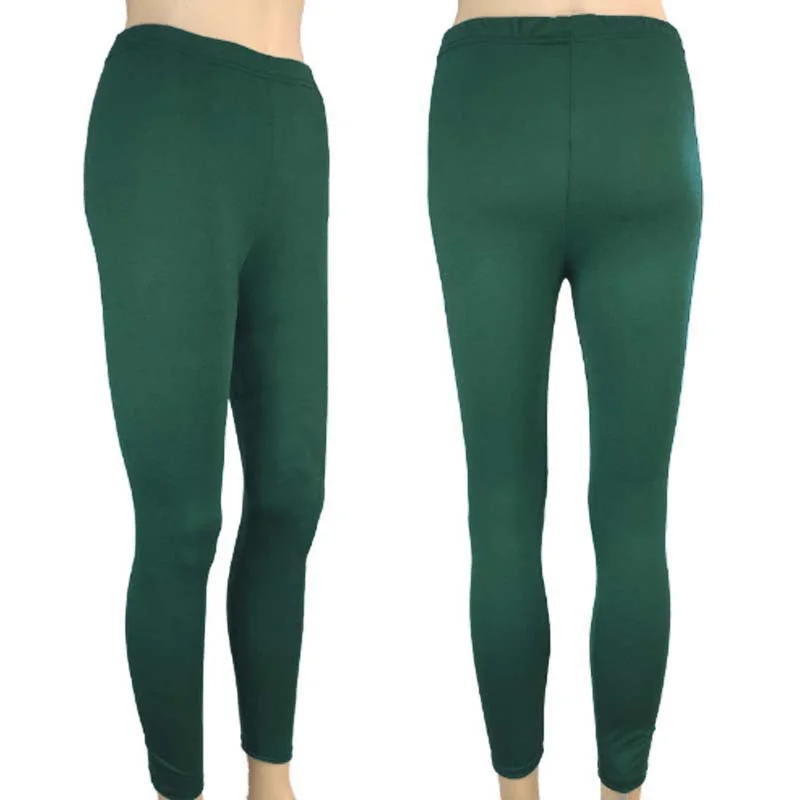 Brownm Low Waist Slim Cropped Cotton Leisure Hip Leggings