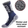 Outdoor Sports Socks With Thickened Towel Sole For Mountaineering Shock Absorption Hiking And Running Mid-tube Socks by Inlyline
