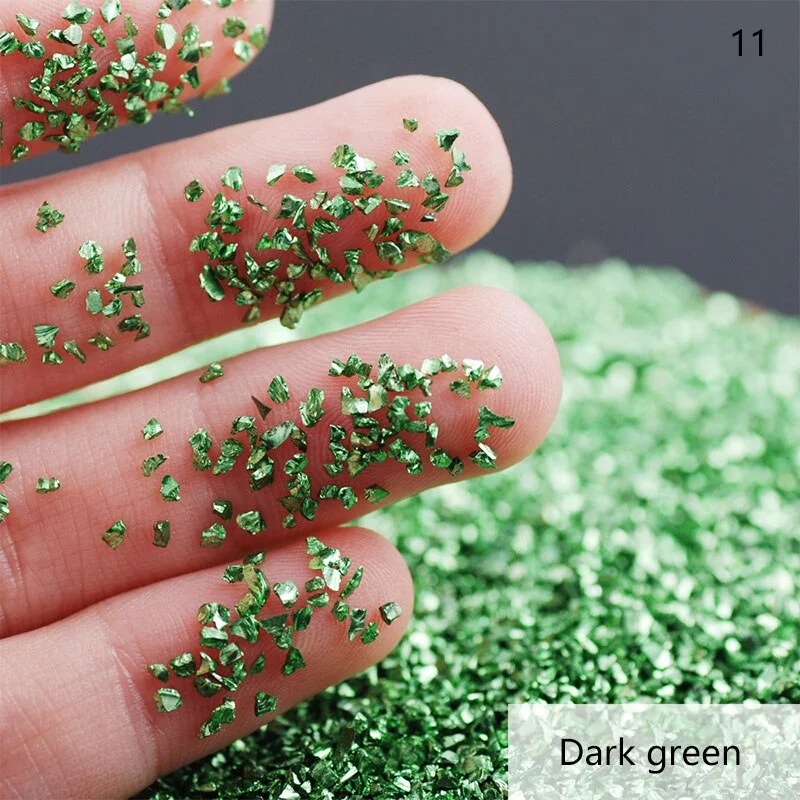 50G/bag of Nail Art Stone Jewelry DIY Electroplated Crystal Glass Irregular Crushed Stone Japanese Nail Art Decoration