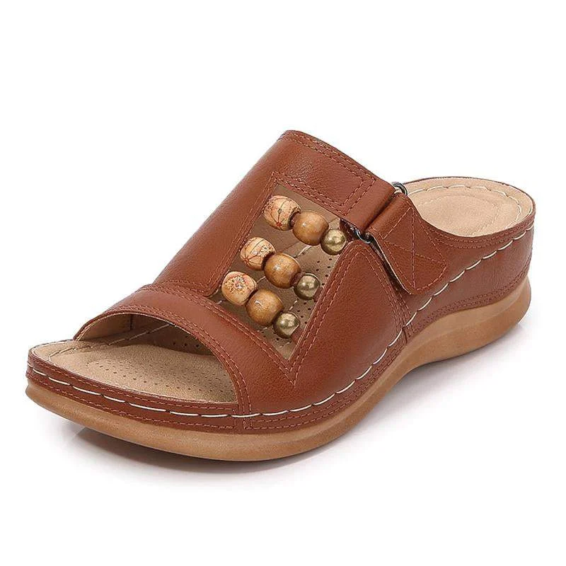 Retro Beaded Bohemian Sandals