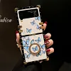 Luxury Butterfly Pattern Ring Holder Protective Case For Samsung Galaxy Z Flip4 Flip3 5G