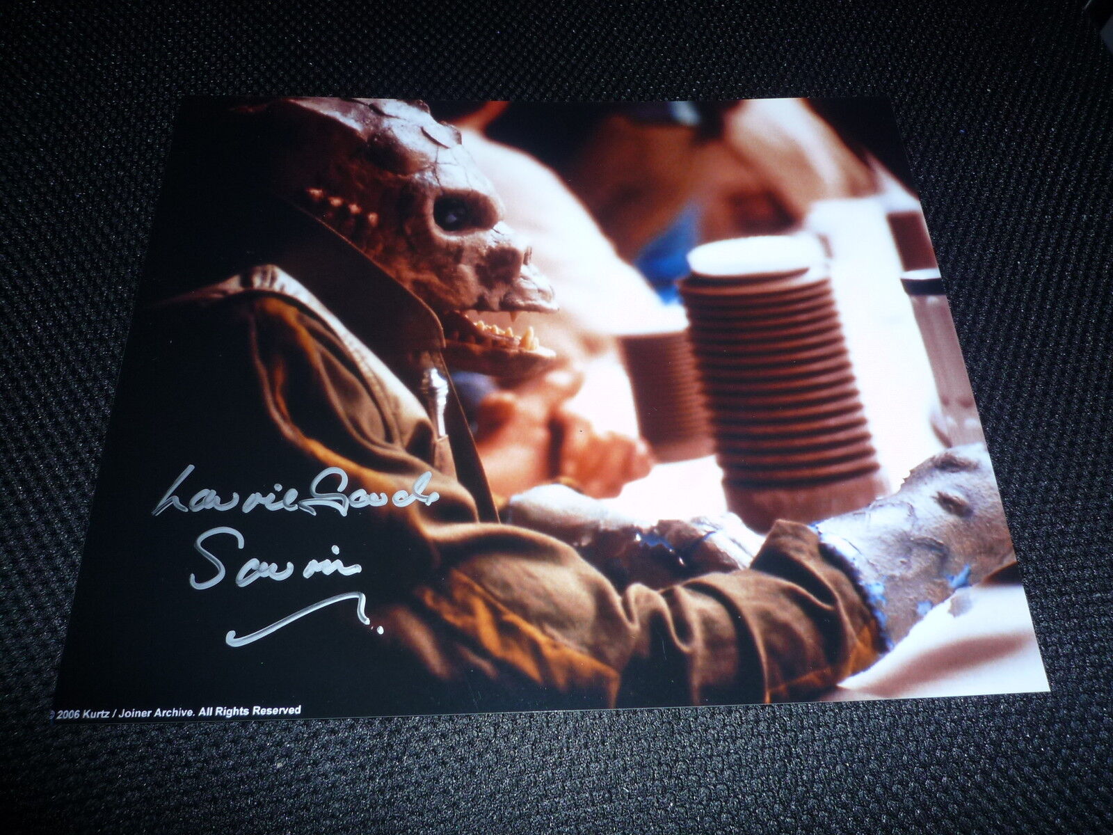 LAURIE GOODE signed autograph In Person 8x10 20x25 cm STAR WARS Saurin