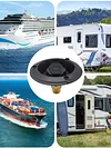 RV Water Fill Inlet with Check Valve for Motorhomes Marine Boat Campers (Large)