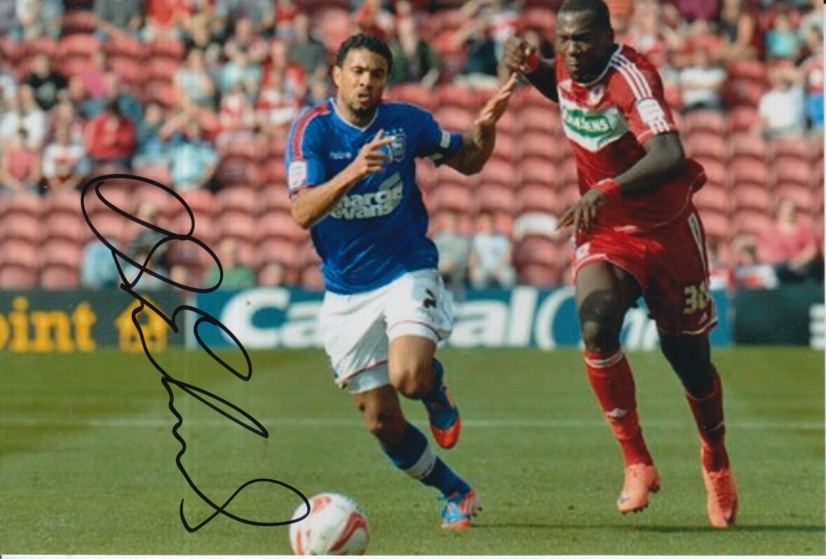 IPSWICH TOWN HAND SIGNED CARLOS EDWARDS 6X4 Photo Poster painting 2.