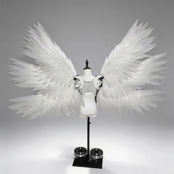 Handmade Electric Moving Angel Wings
