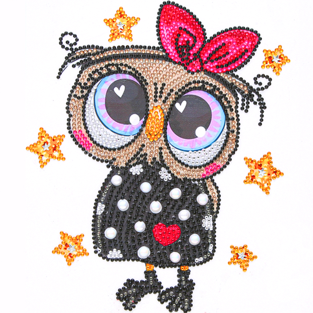 

Colored Owl - Special Shaped Diamond Painting - 30*30CM, 501 Original
