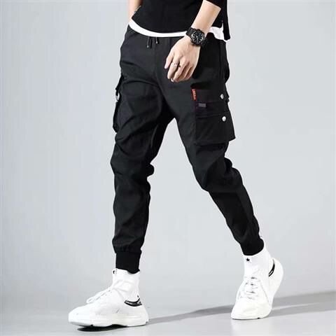 twill multi pocket cargo trousers