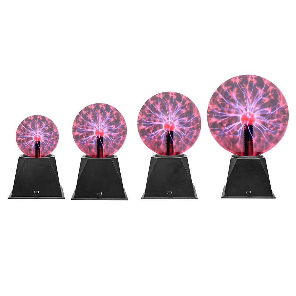 4/5/6/8 inch Plasma Ball Light Sphere Touch Sound Sensitive Christmas Gift от Cesdeals WW