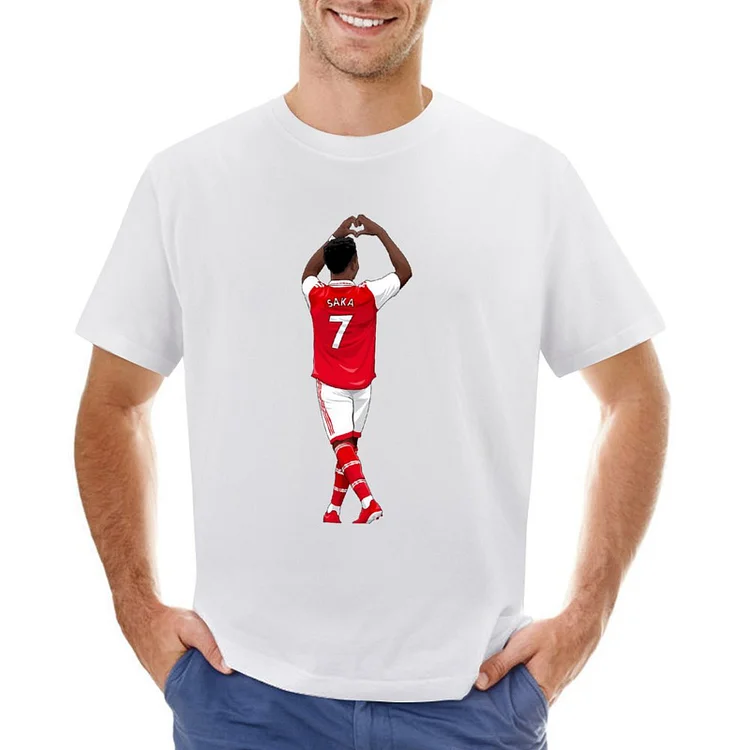 Bukayo Saka Heart Hands Inspired T-shirt