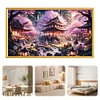 (US Only)Shrine Printed Cross Stitch Kit 70x40cm DIY 11CT Thread Art Needlework Decor