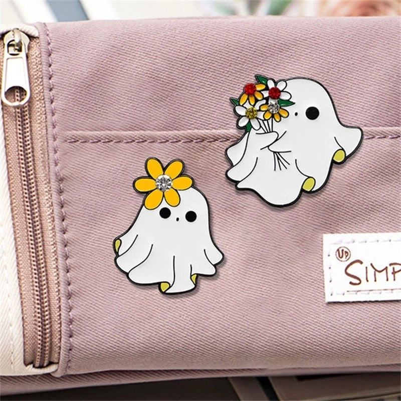 Cute Minimalist Classic Style Halloween Pattern Alloy Plating Unisex Brooches