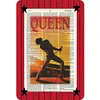 Queen - Panneaux en &eacute;tain m&eacute;tallique(20*30cm/30*40cm) - Musique