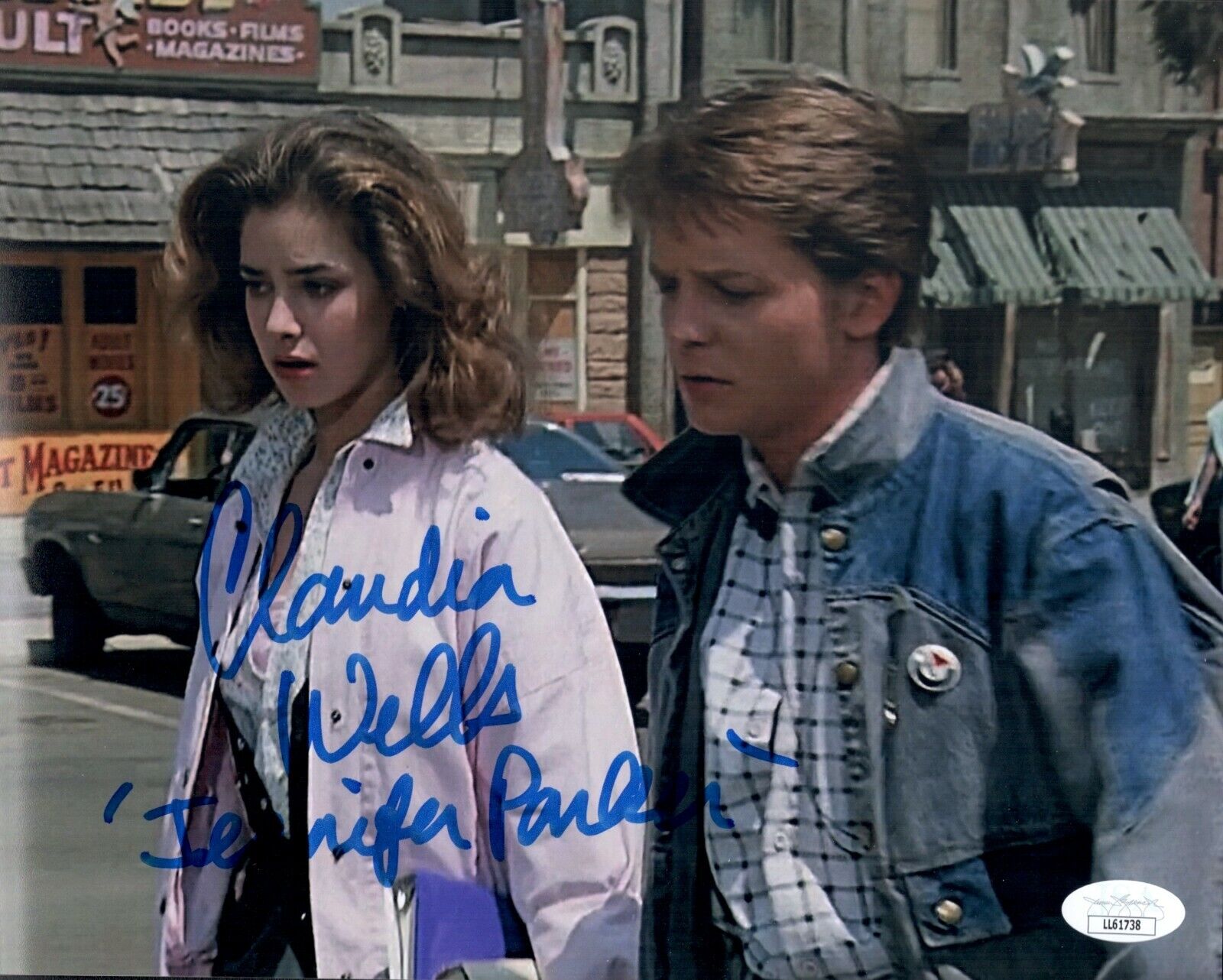 CLAUDIA WELLS Signed 8x10 Photo Poster painting BACK TO THE FUTURE Autograph JSA COA Cert