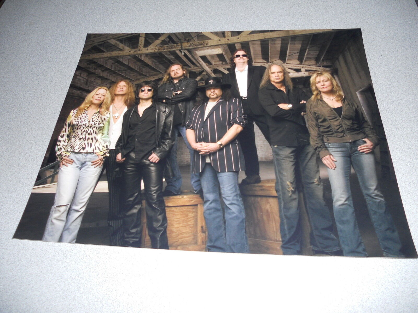 Lynyrd Skynyrd Group Current 11x14 COOL Promo Photo Poster painting