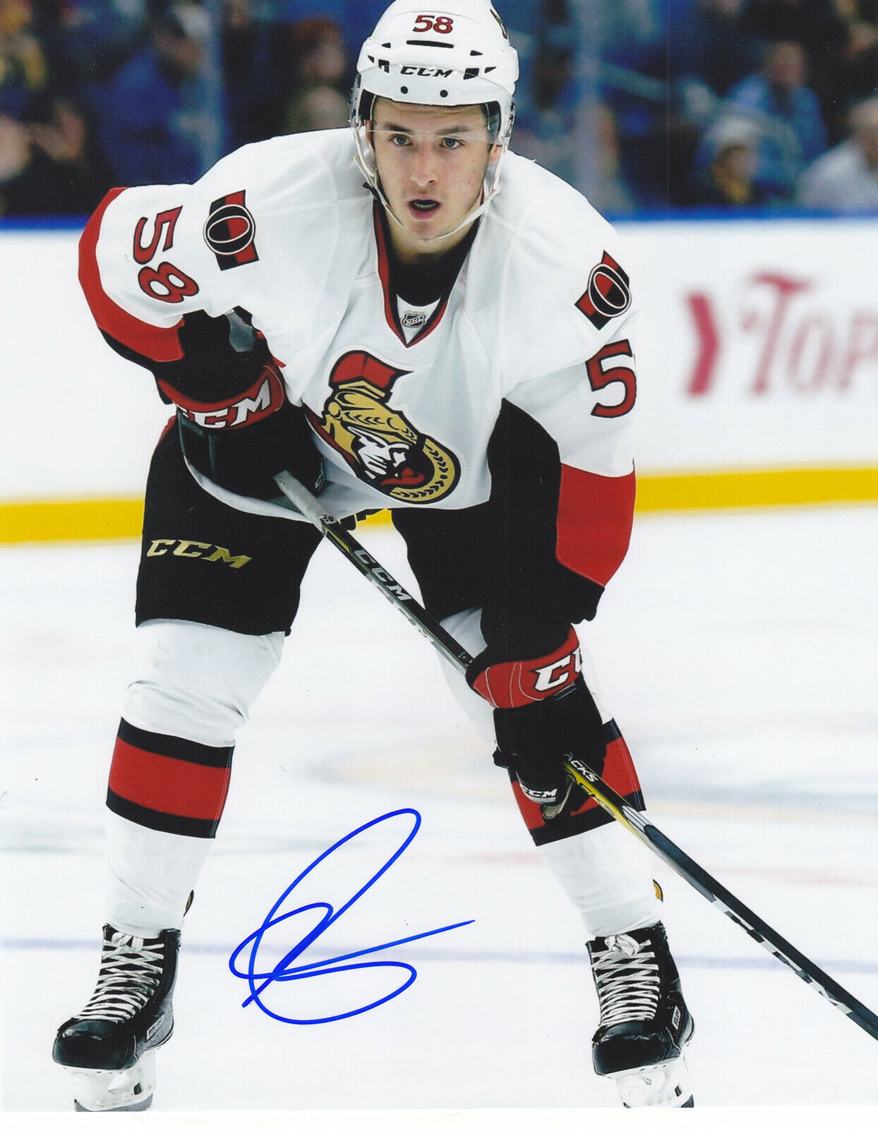 MAX LAJOIE SIGNED AUTOGRAPH OTTAWA SENATORS 8X10 Photo Poster painting PROOF #2