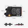 Bicycle Tail Light Digital Number Plate Road Mountain Bike Night Riding Safety Warning Light