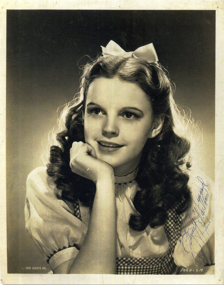 JUDY GARLAND Signed 'Wizard Of Oz' Photo Poster paintinggraph - Film Star Actress - preprint