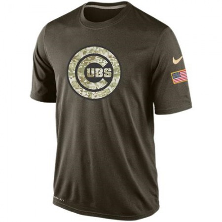Men's Chicago Cubs Salute To Service  Dri-FiT T-Shirt