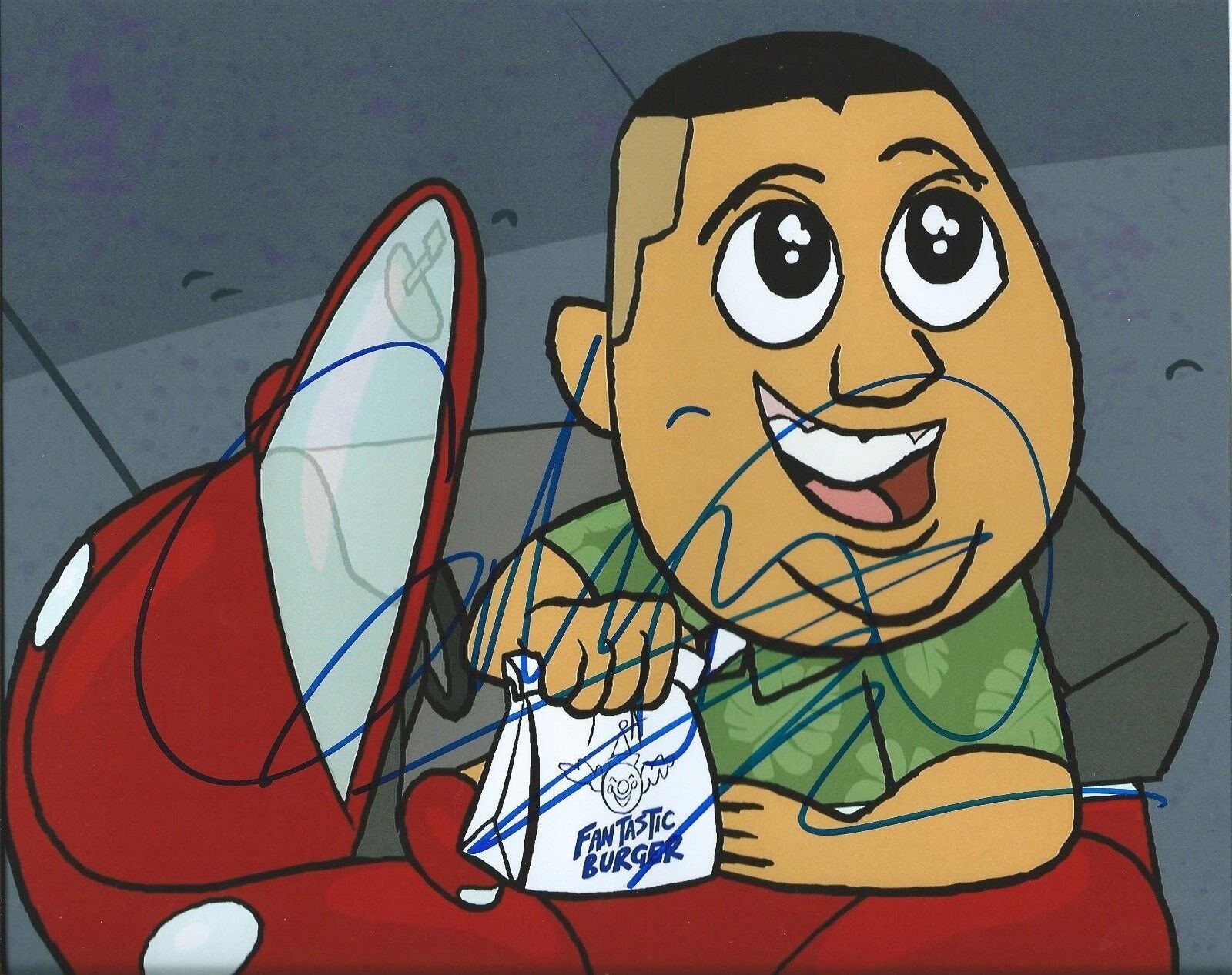 GABRIEL IGLESIAS signed autographed cartoon 8x10 Photo Poster painting PROOF w/COA GEORGE LOPEZ