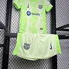 2024/2025 Barcelona Third Away Football Shirt Kids Size 1:1 Thai Quality
