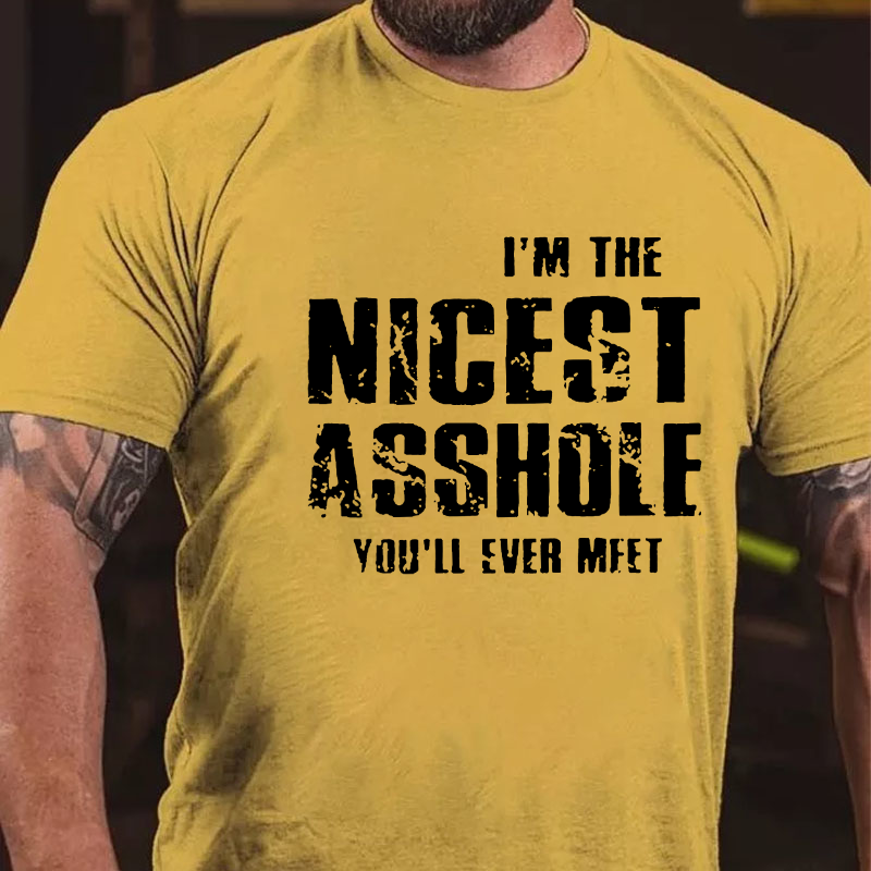 Im The Nicest Asshole Youll Ever Meet T Shirt