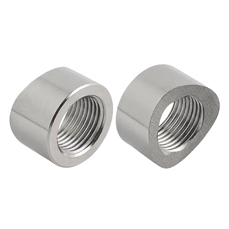 M18 X 1.5  Oxygen Sensor Curve Notched Nut Plug Threads