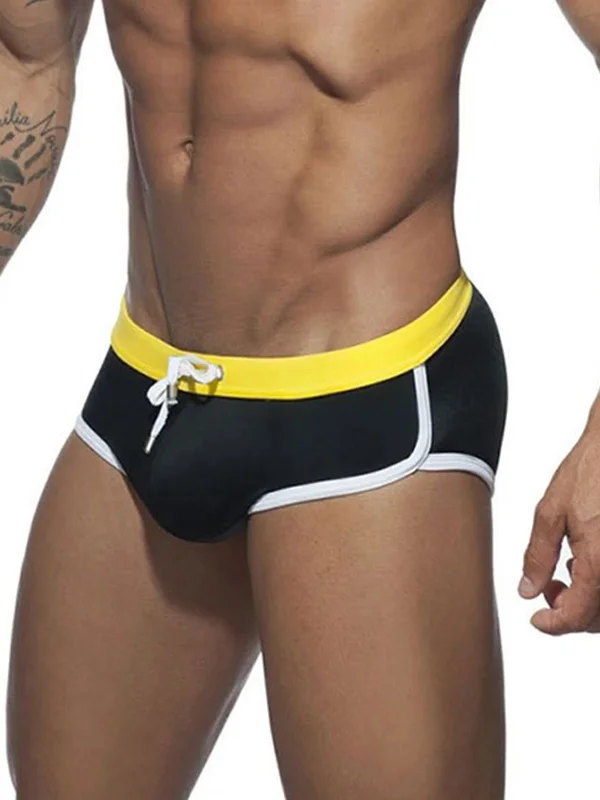 Belt Clash Color Triangle Trunks