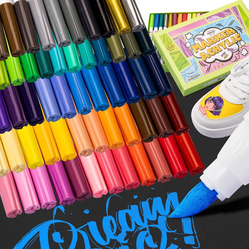 84 Colors Pastel Acrylic Markers