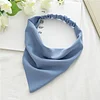 8PCS Plain Color Triangle Scarf Hair Band
