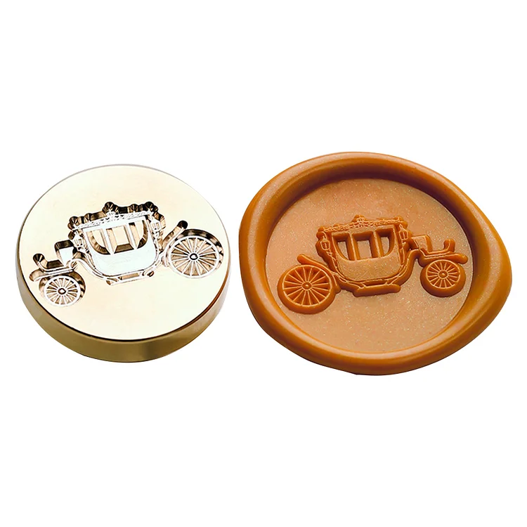 Diy Fire Lacquer Round Sealing Wax Stamp Head gbfke