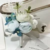10PCS Blue Wedding Catering Bridal Groom Guests Corsage Boutonniere Wrist Artificial Flower Bouquets