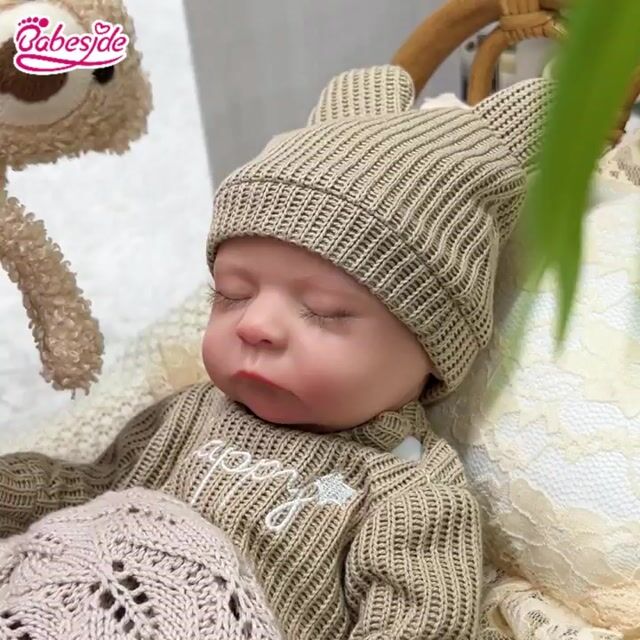 Dollreborns&reg;Noah 12"/16" Realistic Silicone Sleeping Baby Little Infant Boy Best Gift for Kids