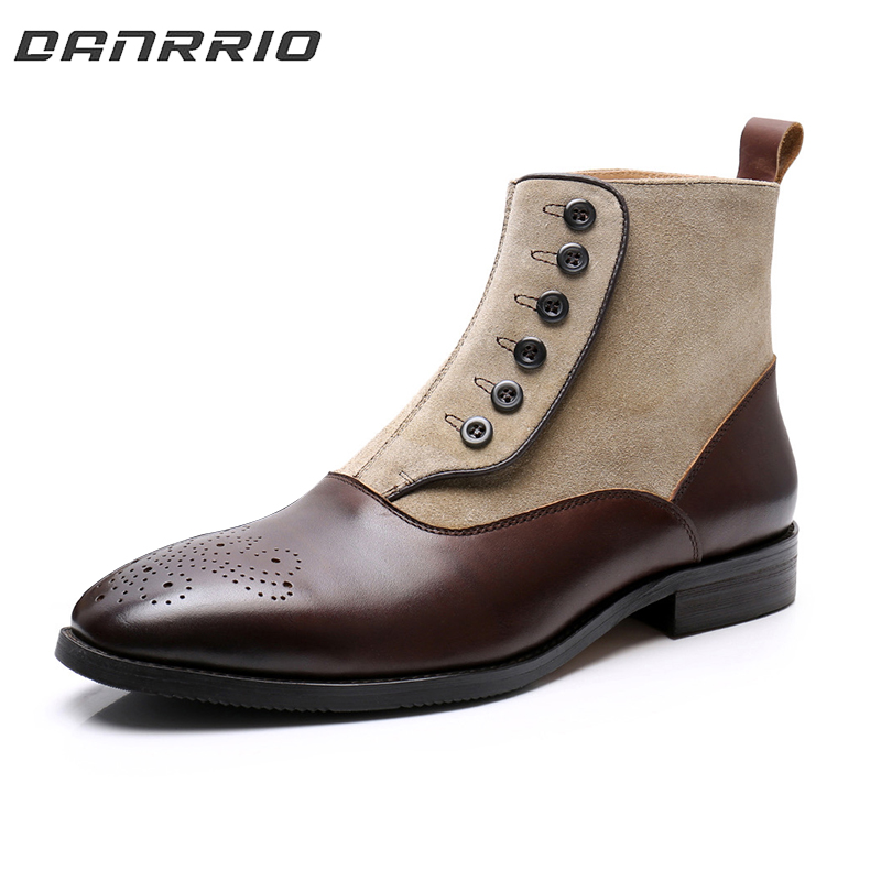 DANRRIO Italian Knight Button Boots |Chelsea Boots DANRRIO.COM DANRRIO
