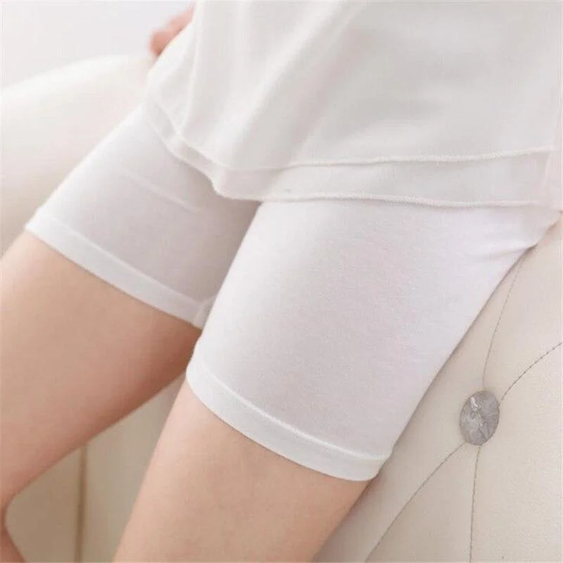 2021 Kids Girls Leggings Children Short Pants Pure Color Capris Girl Lace Kid Breathe Freely Trousers Cotton Pantyhose