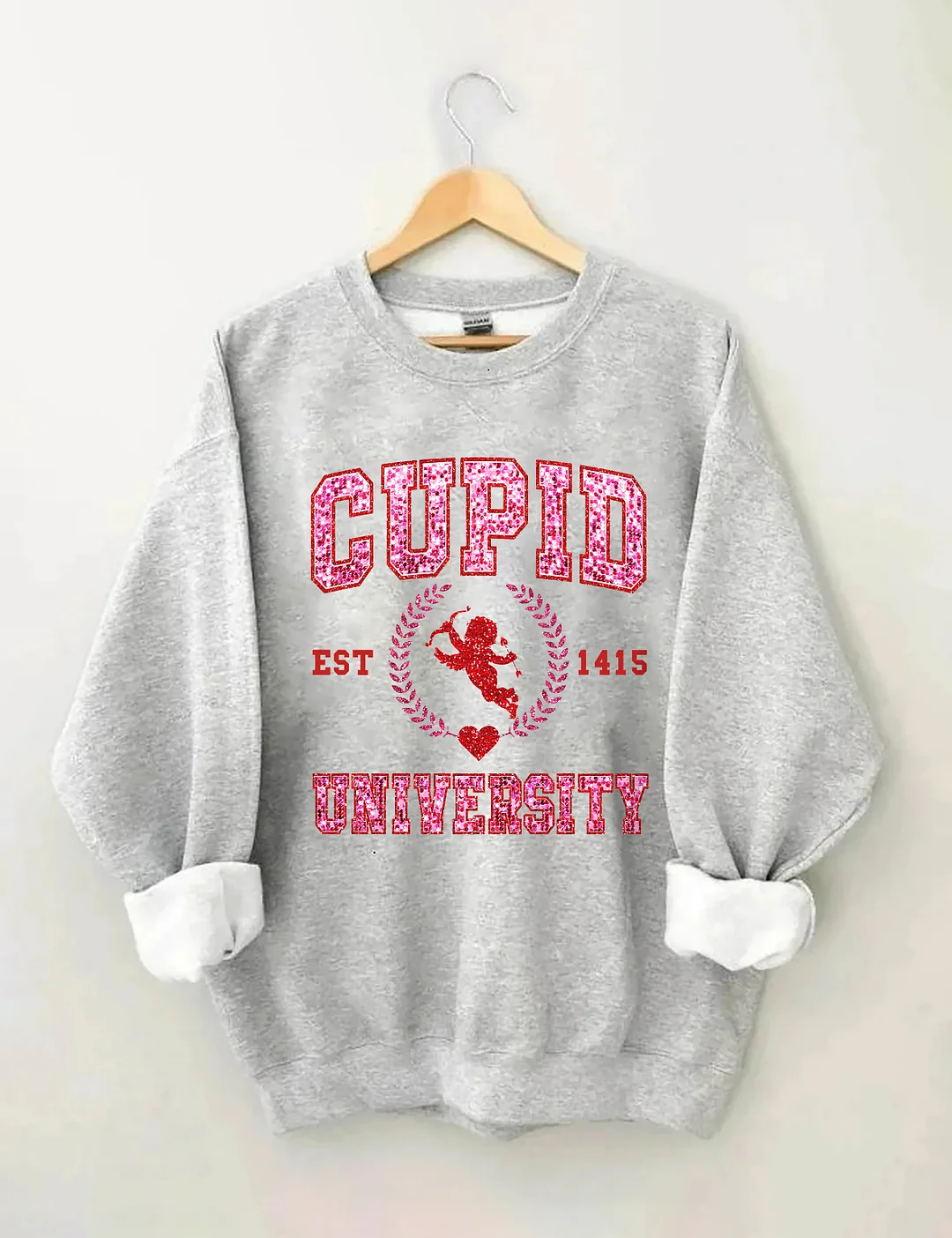 Cupid University Valentines Sweatshirt