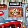 Garage de papa - Panneaux en &eacute;tain m&eacute;tallique(20*30cm/30*40cm) - Garage
