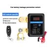 DC 12V Remote Battery Disconnect Switch 260A Main Power Switch for Car Truck SUV